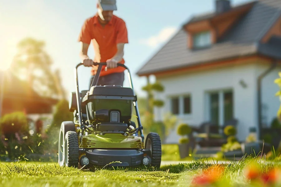 electric battery lawn mowers