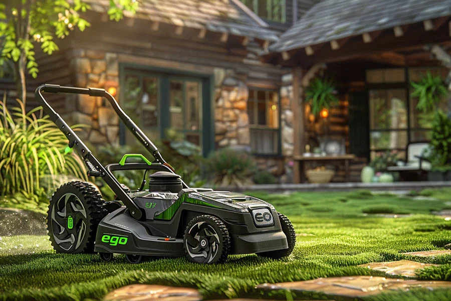 electric battery lawn mowers