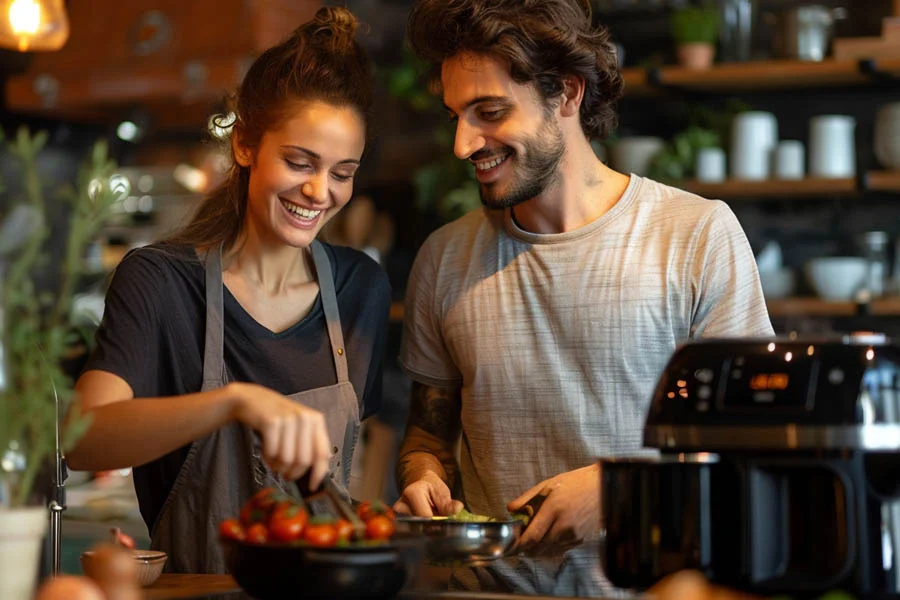 Two Basket Air Fryer for Family Meals